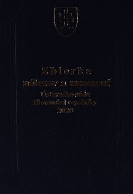 Zbierka nálezov a uznesení Ústavného súdu Slovenskej republiky 2020 /