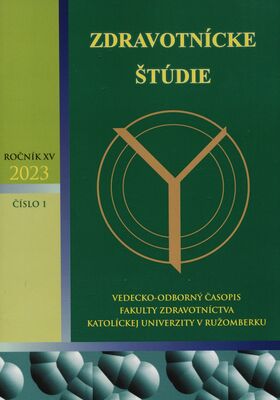 Zdravotnícke štúdie : vedecko-odborný časopis Fakulty zdravotníctva Katolíckej univerzity v Ružomberku.