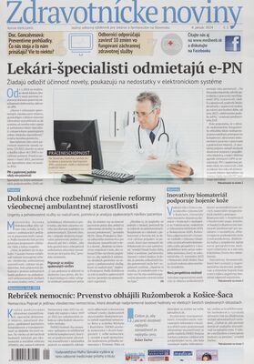 Zdravotnícke noviny : jediný odborný týždenník pre lekárov a farmaceutov na Slovensku.