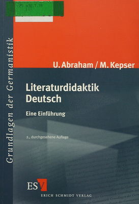 Literaturdidaktik Deutsch : eine Einführung /