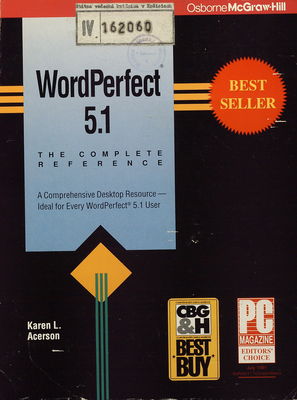 WordPerfect 5.1 : the complete reference /