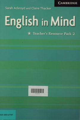 English in mind : teacher´s resource pack. 2 /