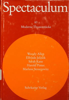 Spectaculum 63 : fünf moderne Theaterstücke /