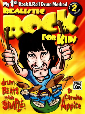 Realitic rock for kids this book is lovingly dedicated to my kids, nicholas and Bianca, and all the kids and future drummers of the world! /