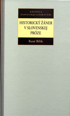 Historický žáner v slovenskej próze /