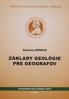 Základy geológie pre geografov /