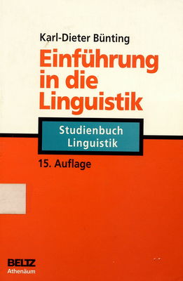 Einführung in die Linguistik /