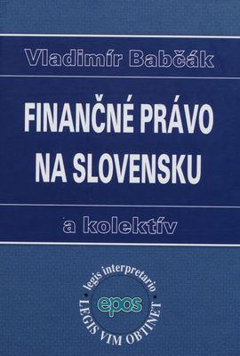 Finančné právo na Slovensku /