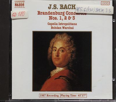 Brandenburg Concertos Nos. 1, 2 & 3 /