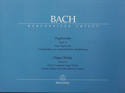 Orgelwerke Band 11, Freie Orgelwerke. Choralpartiten aus unterschiedlicher Überlieferung /