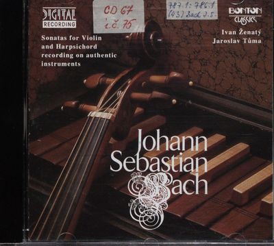 Sonatas Sonatas for violin and harpsichord recording on authentic instruments /