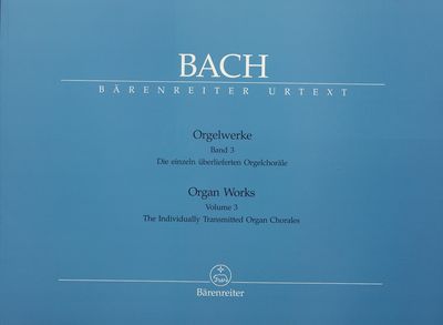 Orgelwerke Band 3, Einzeln überlieferten Orgelchoräle /