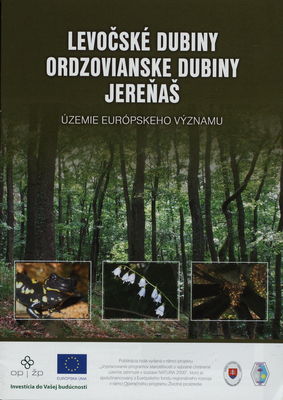 Levočské dubiny, Ordzovianske dubiny, Jereňaš : územie európskeho významu /