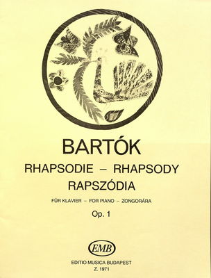Rhapsodie für Klavier Op. 1 /