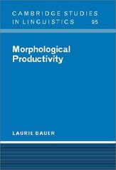 Morphological productivity /