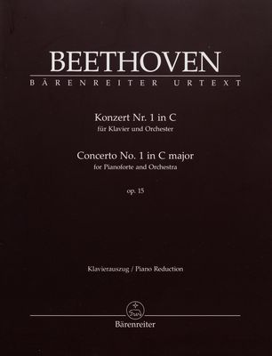 Konzert Nr. 1 in C für Klavier und Orchester op. 15 Urtext /