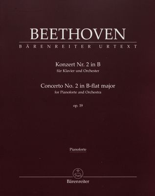 Konzert Nr. 2 in B für Klavier und Orchester : op. 19 : Pianoforte /