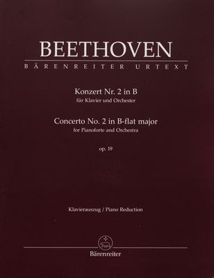 Konzert Nr. 2 in B für Klavier und Orchester : op. 19 : Urtext : [Klavierauszug] /