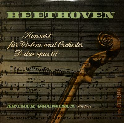 Konzert für Violine und Orchester D-dur, op. 61