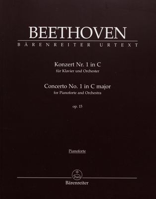 Konzert Nr. 1 in C für Klavier und Orchester op. 15 Pianoforte /