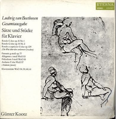 Ludwig van Beethoven Gesamtausgabe Sätze und Stücke für Klavier.