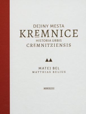 Dejiny mesta Kremnice /