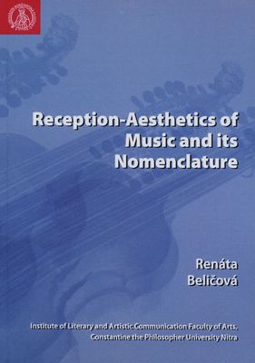 Reception-aesthetics of music and its nomenclature /