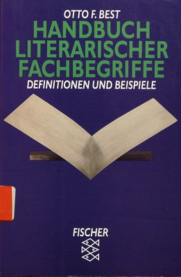 Handbuch literarischer Fachbegriffe : Definitionen und Beispiele /