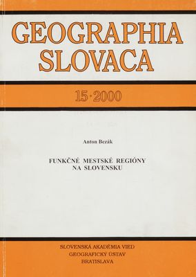 Funkčné mestské regióny na Slovensku /
