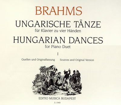 Ungarische Tänze fűr Klavier zu vier Händen I /