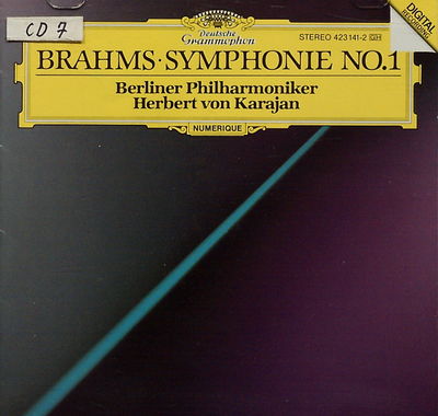 Symphonie No. 1 op. 68 /