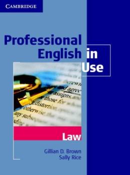 Professional English in use. Law /