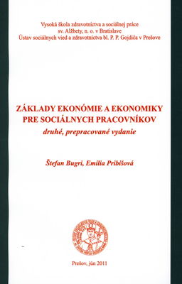 Základy ekonómie a ekonomiky pre sociálnych pracovníkov /