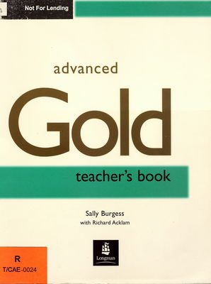 Advanced Gold : teacher´s book /
