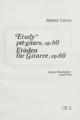 Etudy pre gitaru, op. 60