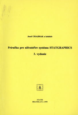 Príručka pre užívateľov systému STATGRAPHICS. /