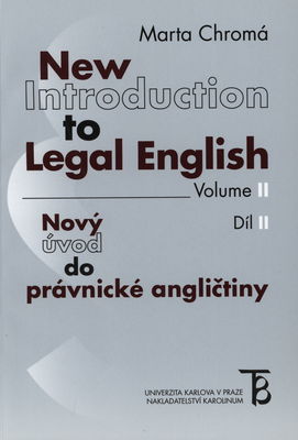 New introduction to legal English. Volume II /