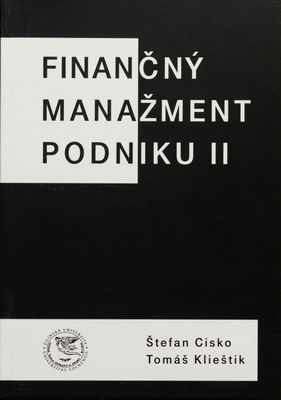 Finančný manažment podniku II /