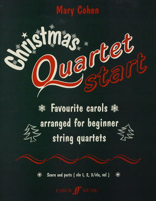 Christmas quartetstart favourite carols arranged for beginner string quartets /