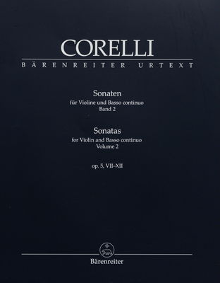 Sonaten für Violine und Basso continuo Urtext. Band 2, op. 5, VII-XII /