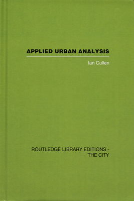 Applied urban analysis : a critique and synthesis /