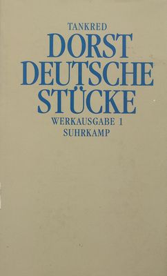 Deutsche Stücke : Werkausgabe 1 /