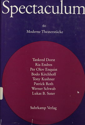 Spectaculum 60 : 8 moderne Theaterstücke /