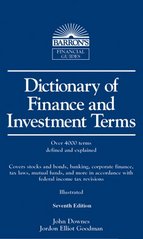 Dictionary of finance and investment terms /