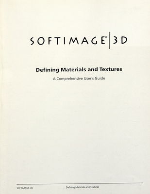 Softimage 3D : a comprehensive user´s guide. [5], Defining materials and textures /