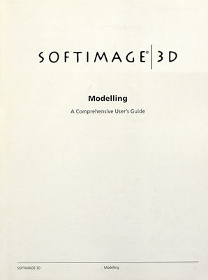 Softimage 3D : a comprehensive user´s guide. [3], Modelling /