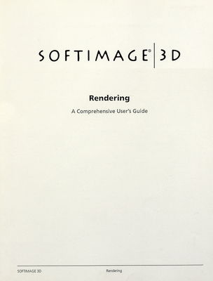 Softimage 3D : a comprehensive user´s guide. [6], Rendering /