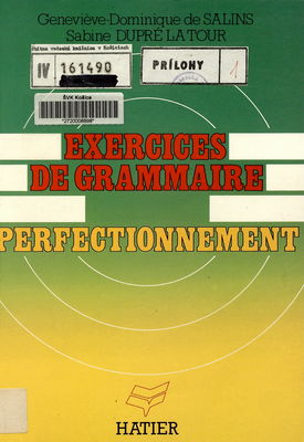 Exercices de grammaire perfectionnement /