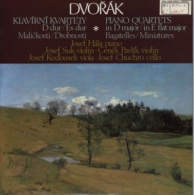Kvartet D dur pro klavír, housle, violu a violocello, op. 23 ; Maličkosti (Bagatelly) pro dvoje housle, violocello a harmonium, op. 47 /