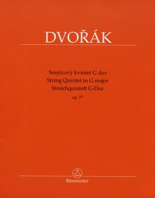 Smyčcový kvartet G dur, op. 77 [hlasy] /